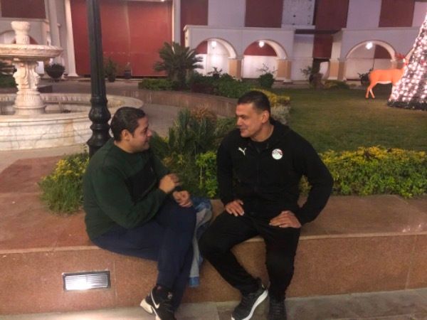 عبد الواحد مع مراسل كووورة