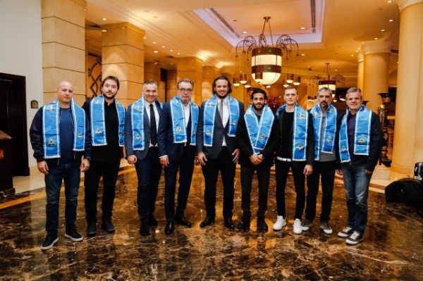 الجهاز الفني ومسؤولي بيراميدز