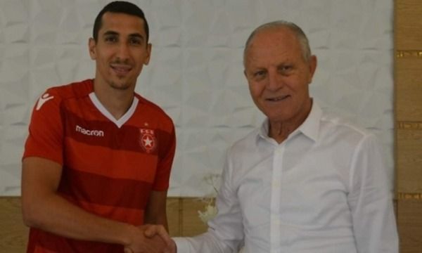 يانيس تافر مع رئيس النجم رضا شرف الدين