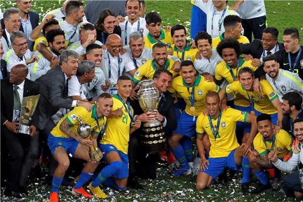 منتخب البرازيل متوج بكأس كوبا أمريكا 2019