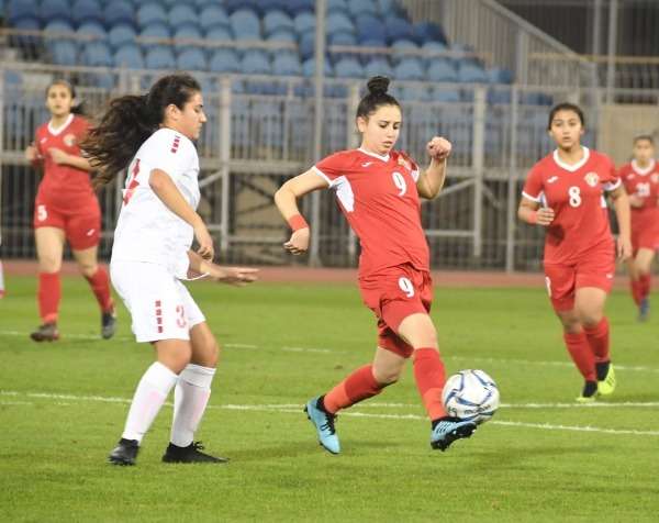 من مباراة لبنان والأردن