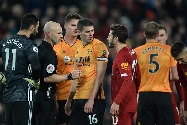 من مباراة ليفربول وولفرهامبتون