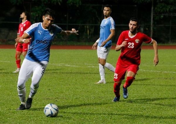 جانب من المباراة