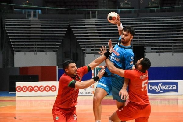 من مباراة اليوم بين تونس والمغرب