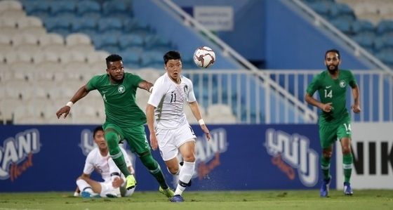 لقاء سابق بين كوريا الجنوبية والسعودية