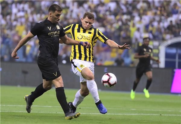من لقاء سابق بين النصر والاتحاد
