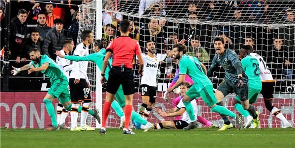 من مباراة ريال مدريد وفالنسيا الأخيرة بالليجا