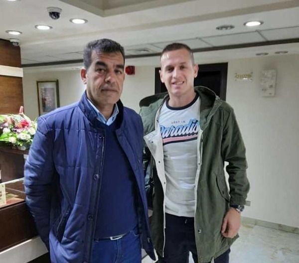 أبو حماد خلال استقباله سباستيان