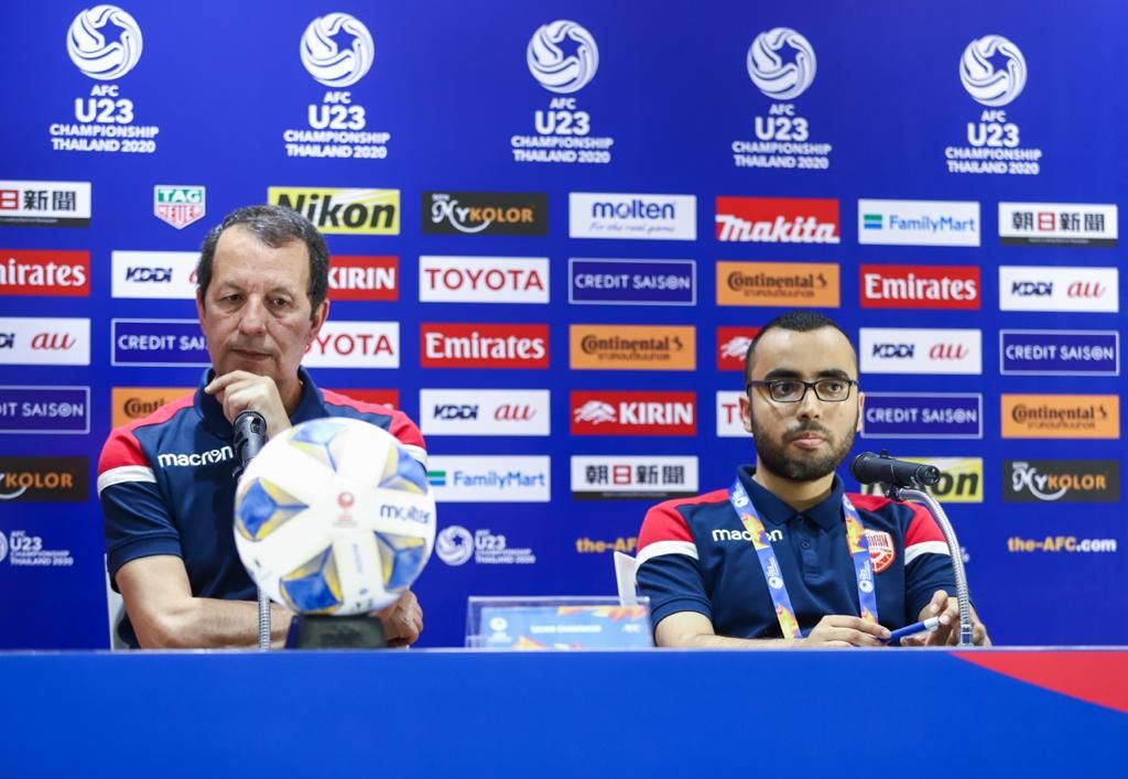 مدرب البحرين من المؤتمر الصحفي