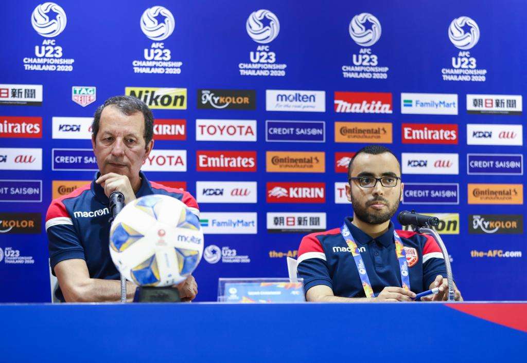 مدرب البحرين من المؤتمر الصحفي
