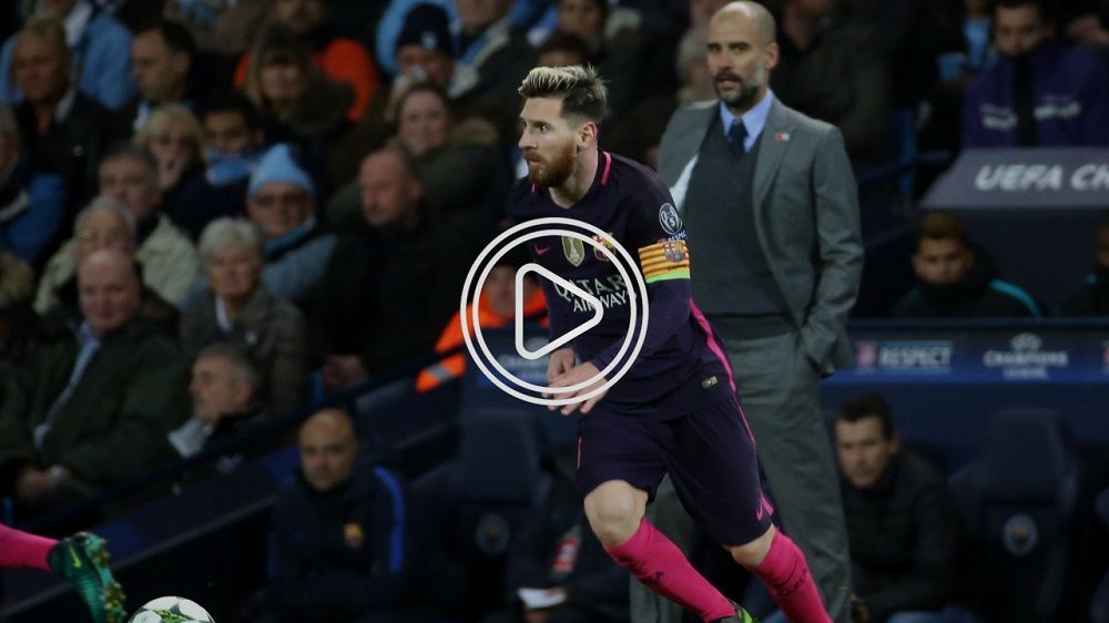 ميسي وجوارديولا