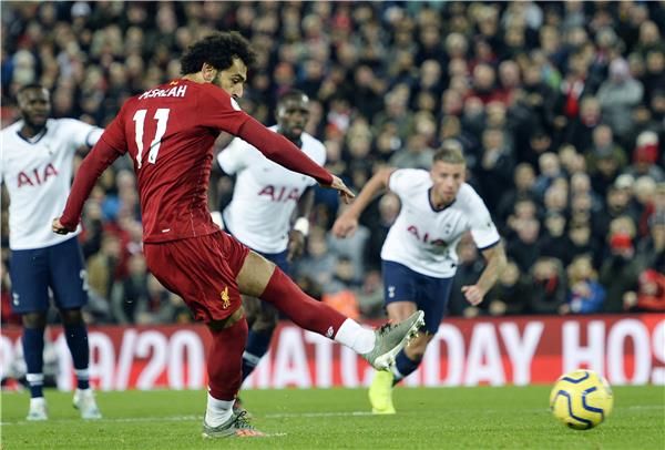 محمد صلاح أمام توتنهام