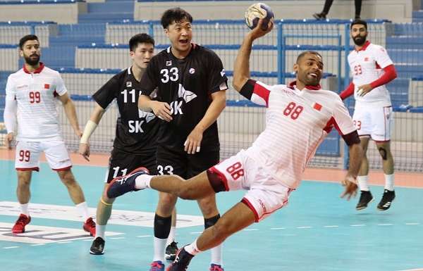 من مباراة سابقة لمنتخب البحرين