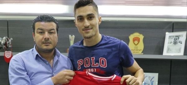 معتز الزمزمي مع عضو إدارة الإفريقي اليوم حمزة الوسلاتي 