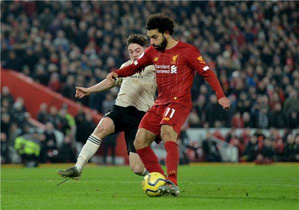 صلاح أمام اليونايتد