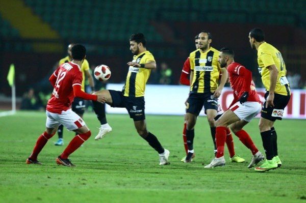 من لقاء الأهلي والمقاولون