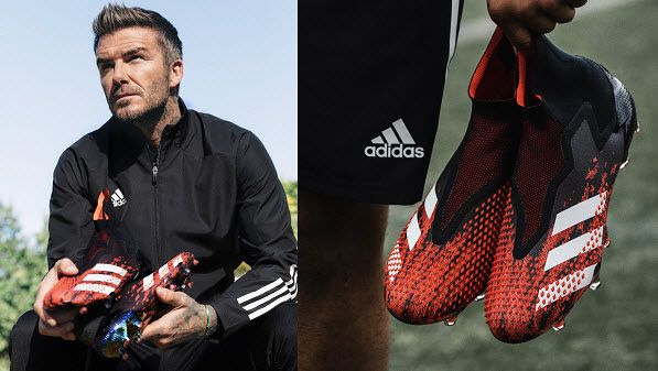 بيكهام مع حذاء Predator 20 Mutator