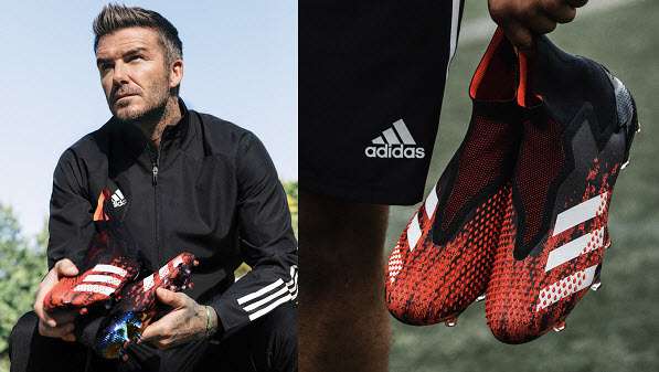 بيكهام مع حذاء Predator 20 Mutator