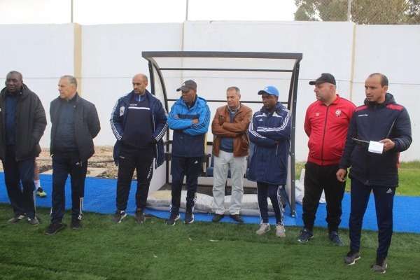 الطاقم الفني لمنتخب شباب ليبيا