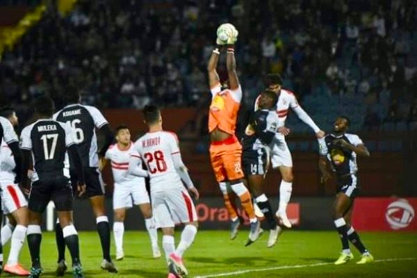 من لقاء الزمالك ومازيمبي