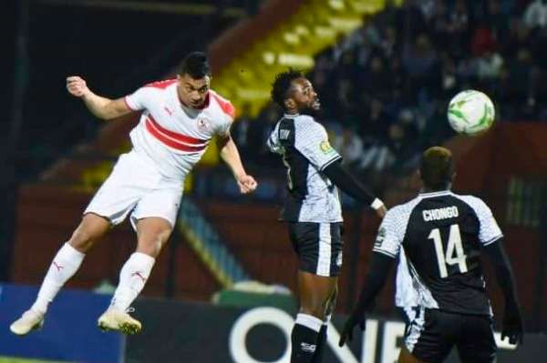 من لقاء الزمالك ومازيمبي