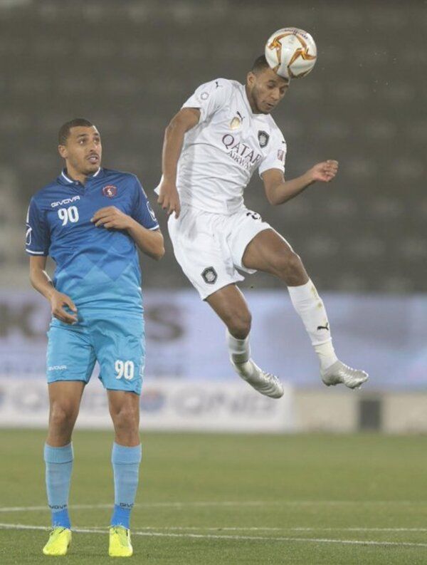 جانب من مباراة السد والشحانية