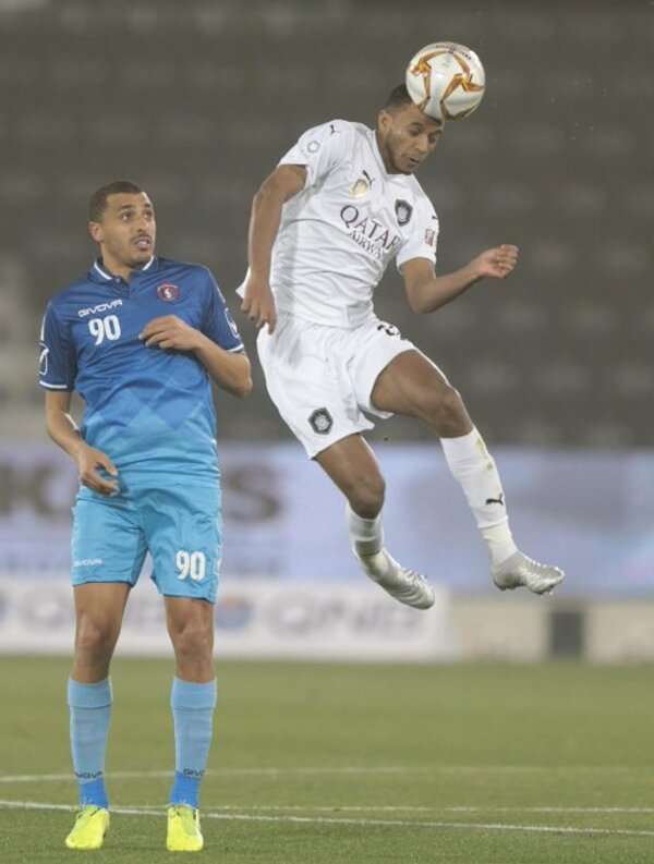 جانب من مباراة السد والشحانية