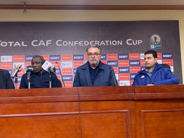 من المؤتمر الصحفي للمدربين