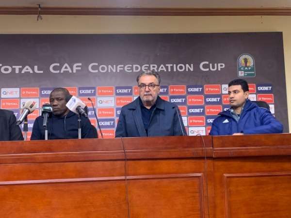 من المؤتمر الصحفي للمدربين