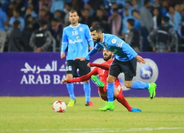 من لقاء سابق بين الفيصلي والجزيرة