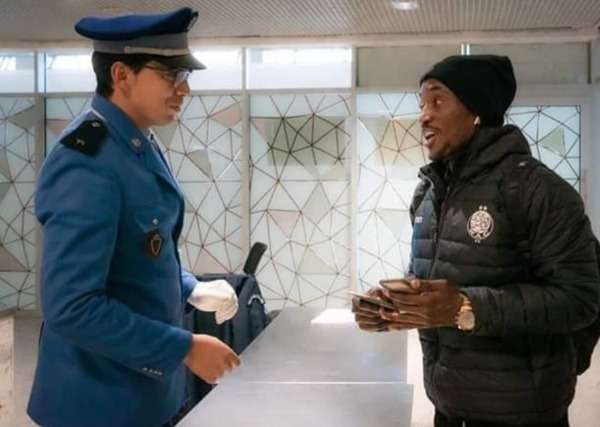 كازادي كاسونجو في مطار محمد الخامس