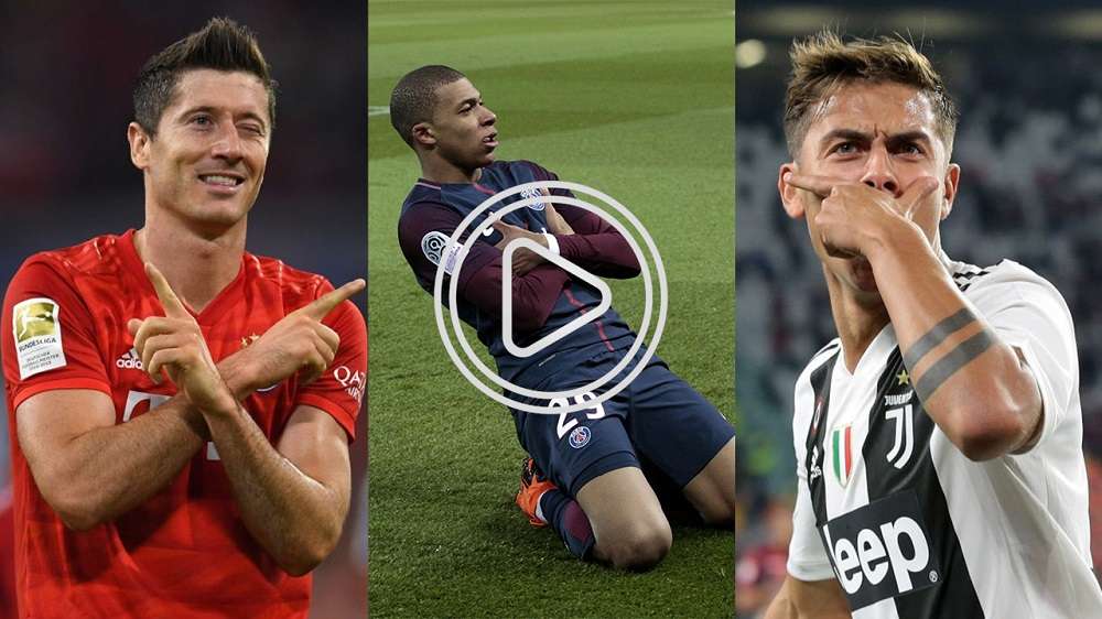 ديبالا ومبابي وليفاندوفسكي