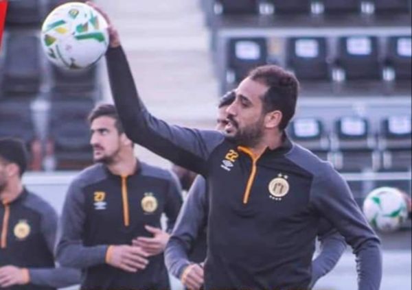 سامح الدربالي في تدريبات أمس بالجزائر