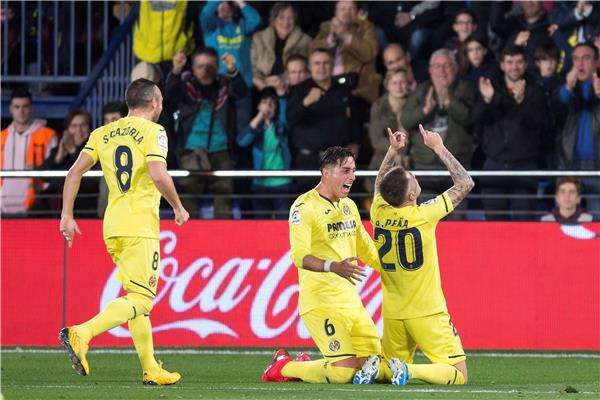 فرحة لاعبي فياريال