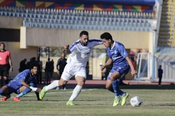 من مباراة أسوان والإسماعيلي