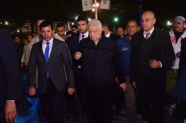 مرتضى منصور والوزير أشرف صبحي