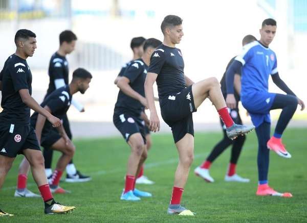 من تدريبات منتخب تونس