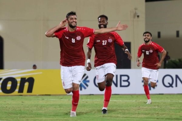 المقبالي يحتفل بالهدف