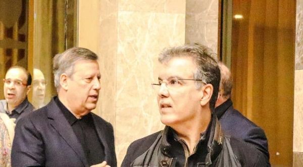 طارق دياب أثناء زيارة بعثة الترجي في الدوحة 