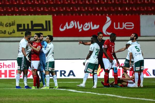 من لقاء الأهلي والمصري -أرشيفية