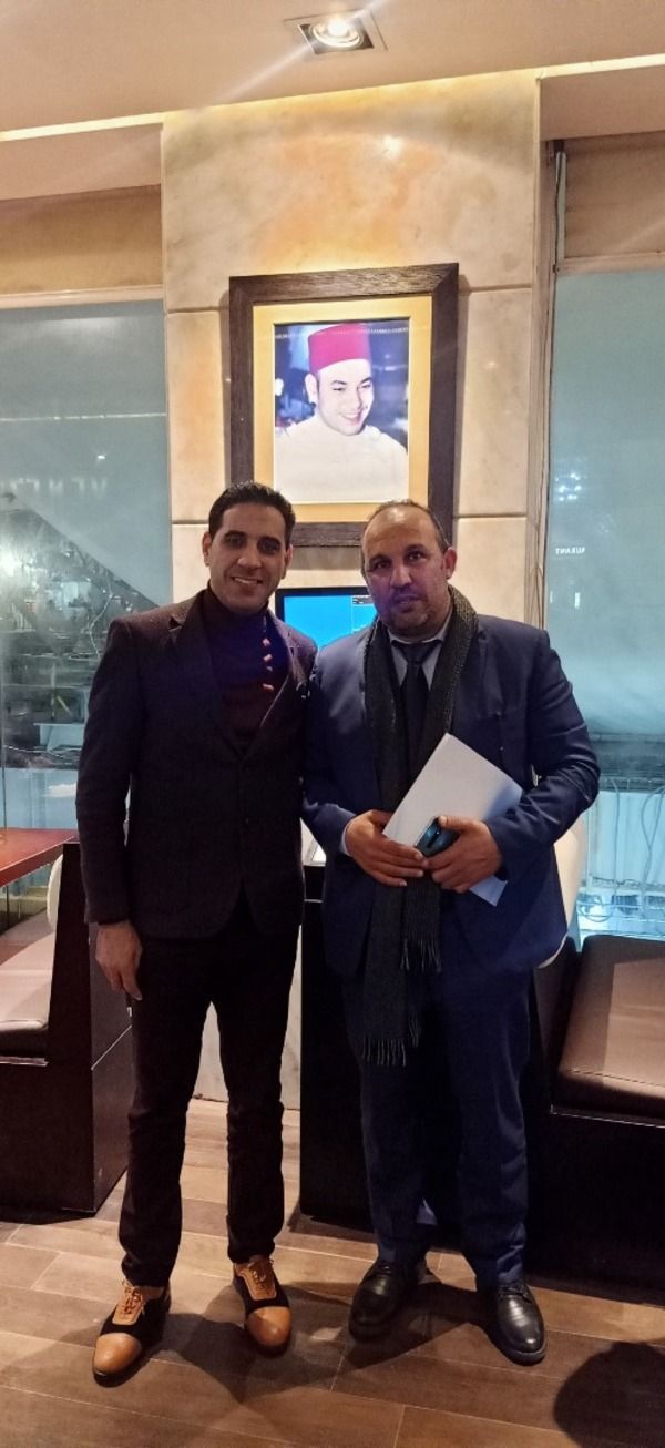 عبد السلام بلقشور ومراسل كووورة