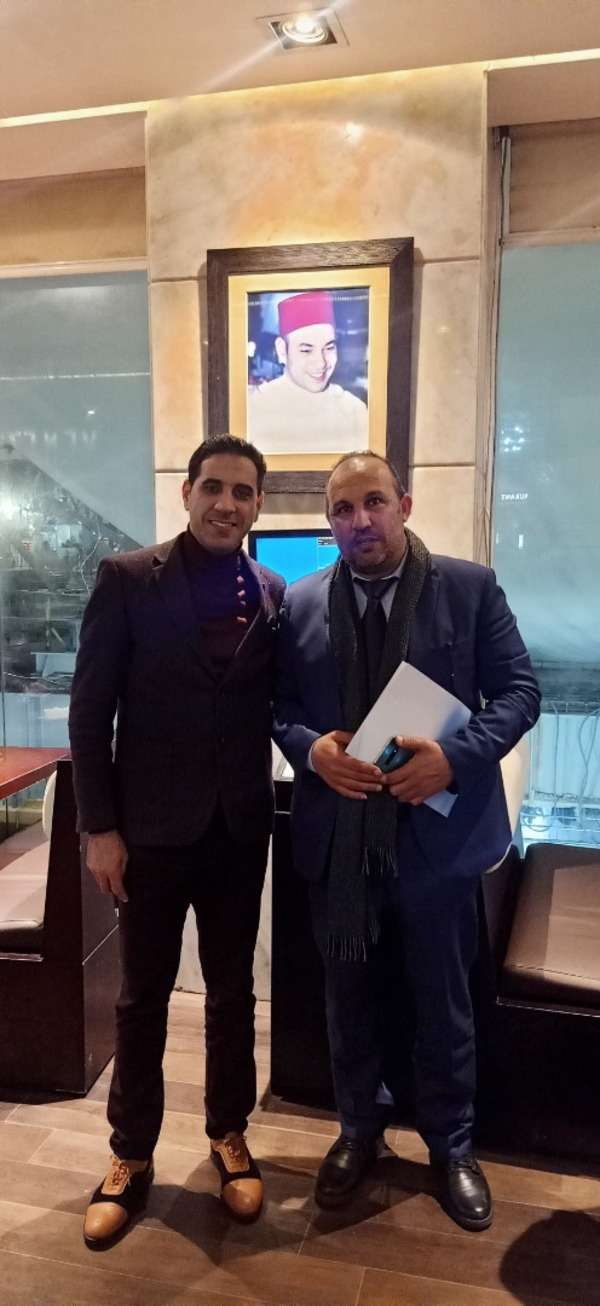 عبد السلام بلقشور ومراسل كووورة