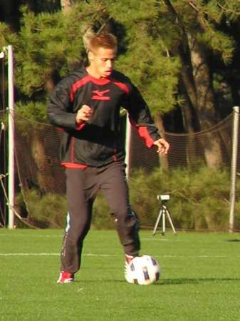 هوندا خاض أولى تدريباته الفردية في محافظة ميازاكي