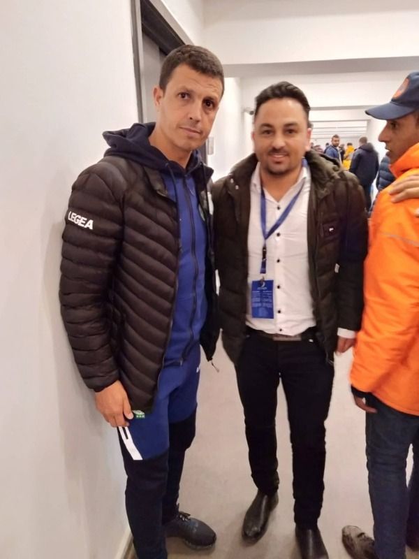 جمال السلامي ومراسل كووورة