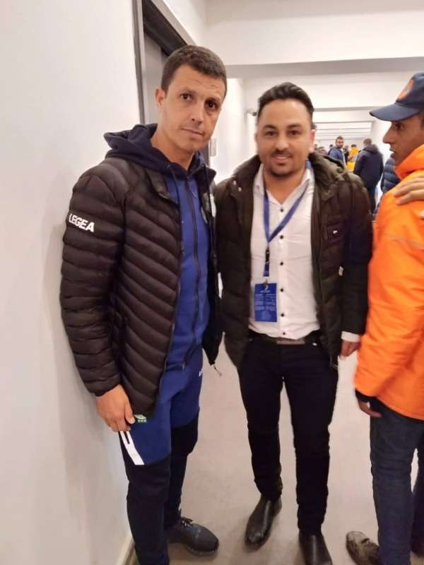 جمال السلامي ومراسل كووورة