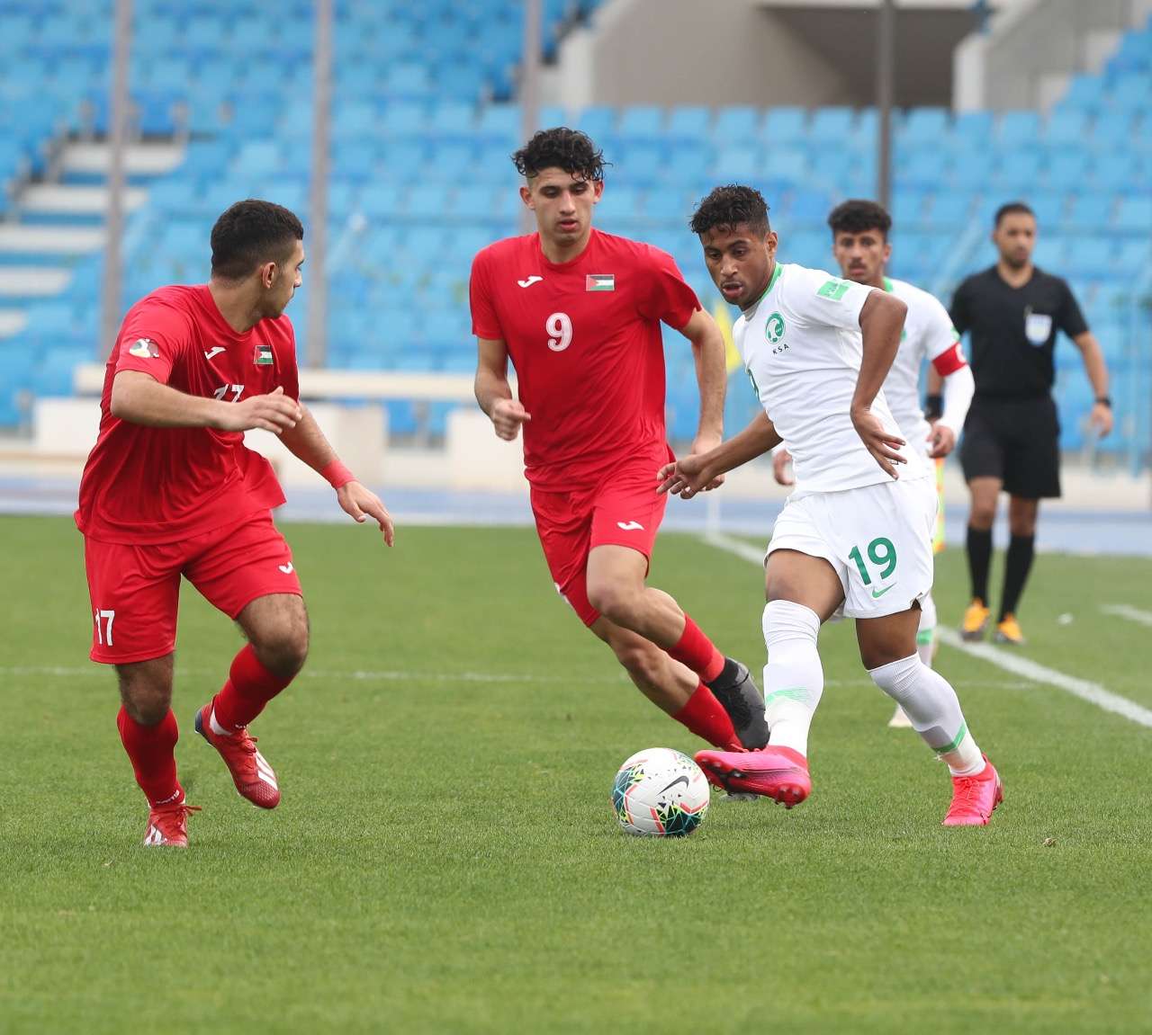 من لقاء السعودية وفلسطين