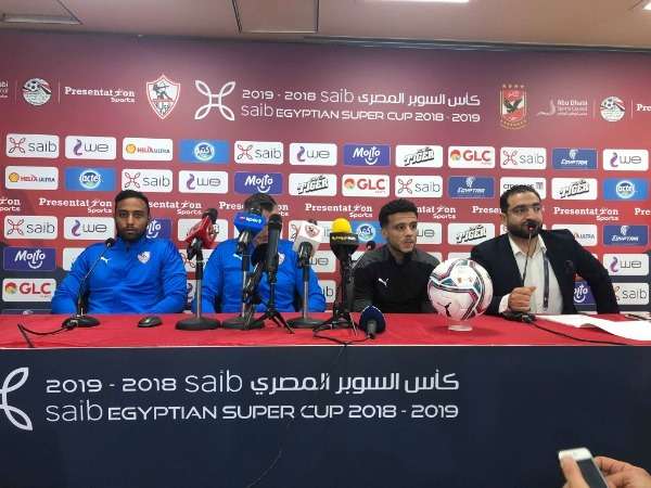 مصطفى فتحي في المؤتمر الصحفي 