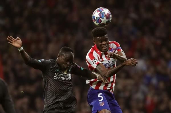 من مباراة أتلتيكو مدريد وليفربول