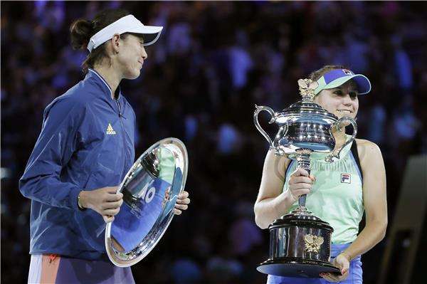 من لقاء سابق بين اللاعبتين