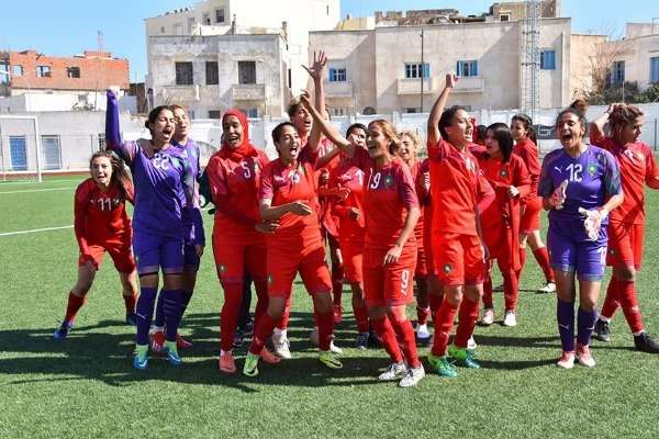 فرحة منتخب المغرب